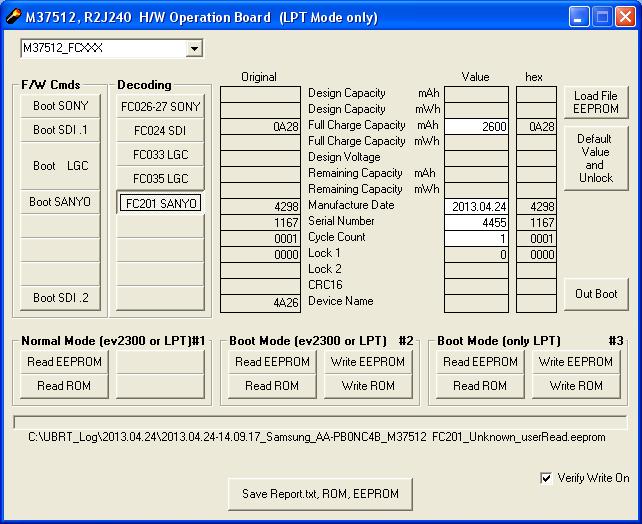 M37512 R2J240 HW Operation Board